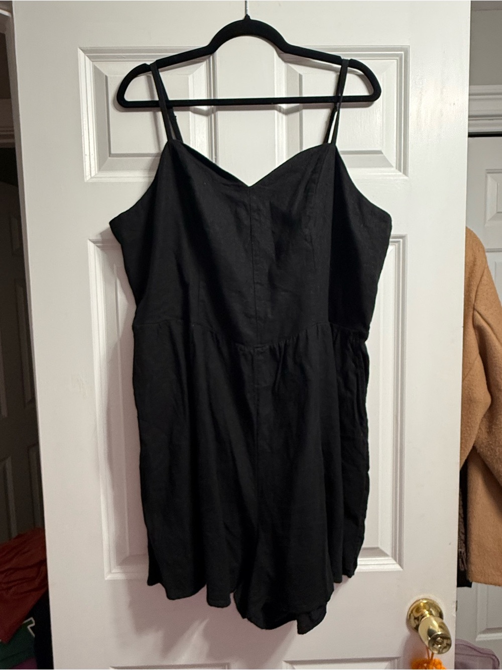 Old Navy Black Spaghetti Strap Romper